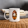 Bulldog Halloween Print Coffee/Tea Mug - white