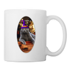 Chartreux Cat Halloween Print Coffee/Tea Mug - white