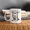 Skull Halloween Print Coffee/Tea Mug - white