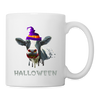 Cow Halloween Print Coffee/Tea Mug - white