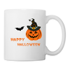 Happy Halloween Print Coffee/Tea Mug - white