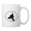 Miniature Pinscher Print Coffee/Tea Mug - white