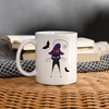 Cat Halloween Print Coffee/Tea Mug - white