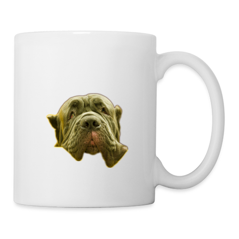 Neapolitan Mastiff Print Coffee/Tea Mug - white