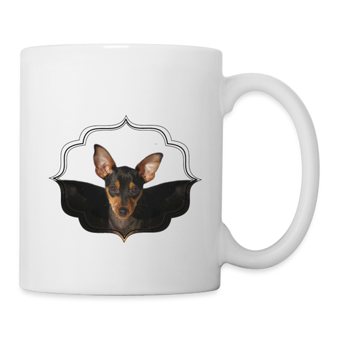 Lovely Miniature Pinscher Print Coffee/Tea Mug - white