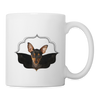 Lovely Miniature Pinscher Print Coffee/Tea Mug - white