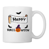 Happy Halloween Print Coffee/Tea Mug - white