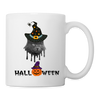 Nebelung Cat Halloween Print Coffee/Tea Mug - white