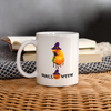 Sun conure Parrot Halloween Print Coffee/Tea Mug - white