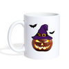 Halloween Pumpkin Print Coffee/Tea Mug - white