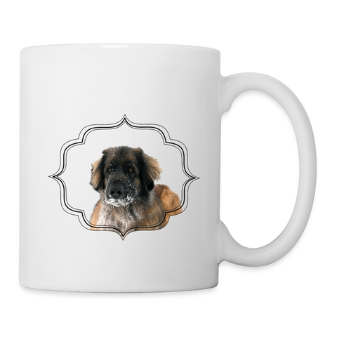 Cute Newfoundland Dog Print Coffee/Tea Mug - white