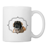 Cute Newfoundland Dog Print Coffee/Tea Mug - white