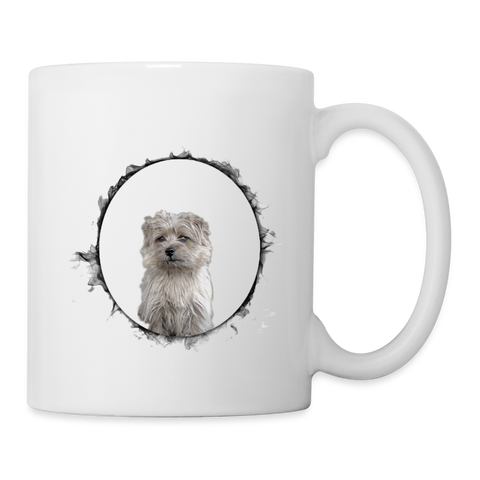 Norfolk Terrier Print Coffee/Tea Mug - white