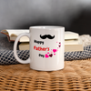 Happy Father's Day Print Coffee/Tea Mug - white