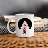 Rottweiler Christmas Print Coffee/Tea Mug - white