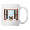 Exotic Shorthair Cat Print Coffee/Tea Mug - white