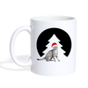 Egyptian Mau Cat Christmas Print Coffee/Tea Mug - white