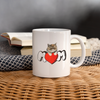 Exotic Shorthair Cat With Mom Print Coffee/Tea Mug - white