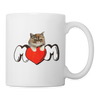 Exotic Shorthair Cat With Mom Print Coffee/Tea Mug - white