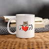 Exotic Shorthair Cat With Mom Print Coffee/Tea Mug - white