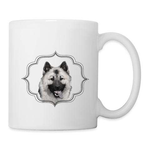 Lovely Norwegian Elkhound Print Coffee/Tea Mug - white