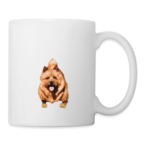 Norwich Terrier Print Coffee/Tea Mug - white