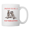 Irish Wolfhound DAD Print Coffee/Tea Mug - white