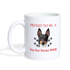 Toy Fox Terrier DAD Print Coffee/Tea Mug - white