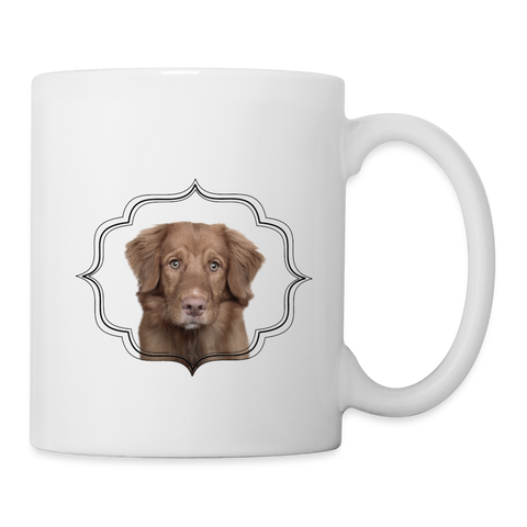 Nova Scotia Duck Tolling Retriever Print Coffee/Tea Mug - white