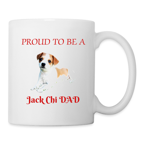 Jack Chi DAD Print Coffee/Tea Mug - white