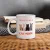 CAT MOM Print Coffee/Tea Mug - white