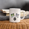 American Eskimo Dog Print Coffee/Tea Mug - white