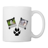 American Eskimo Dog Print Coffee/Tea Mug - white