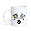 American Eskimo Dog Print Coffee/Tea Mug - white