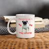 Pug Lovers Print Coffee/Tea Mug - white