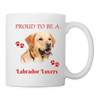 Labrador Lovers Print Coffee/Tea Mug - white