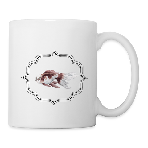 Lovely Oranda Fish Print Coffee/Tea Mug - white