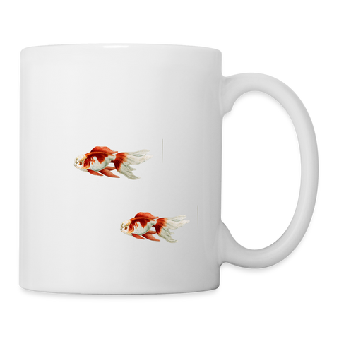 Amazing Oranda Fish Print Coffee/Tea Mug - white