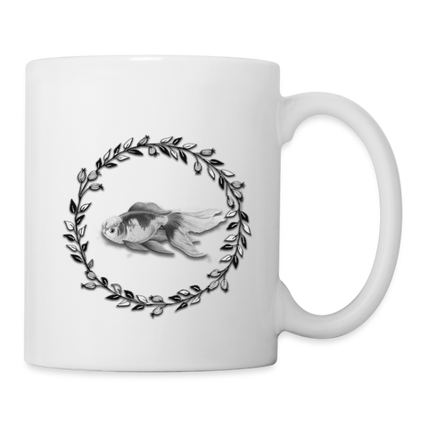 Amazing Oranda Fish Print Coffee/Tea Mug - white