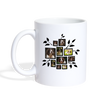 English Springer Spaniel Collage Print Coffee/Tea Mug - white