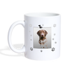 Chesapeake Bay Retriever Paws Print Coffee/Tea Mug - white