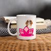 Cavalier King Charles Spaniel Floral Print Coffee/Tea Mug - white