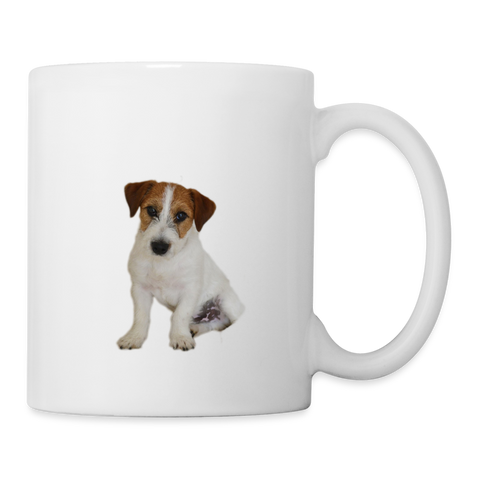 Parson Russell Terrier Print Coffee/Tea Mug - white