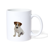 Parson Russell Terrier Print Coffee/Tea Mug - white