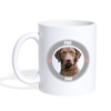 Chesapeake Bay Retriever 'Dog Dad' Print Coffee/Tea Mug - white