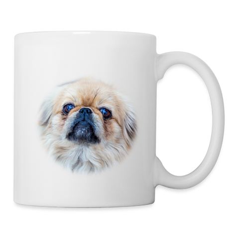 Cute Pekingese Print Coffee/Tea Mug - white