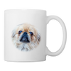 Cute Pekingese Print Coffee/Tea Mug - white