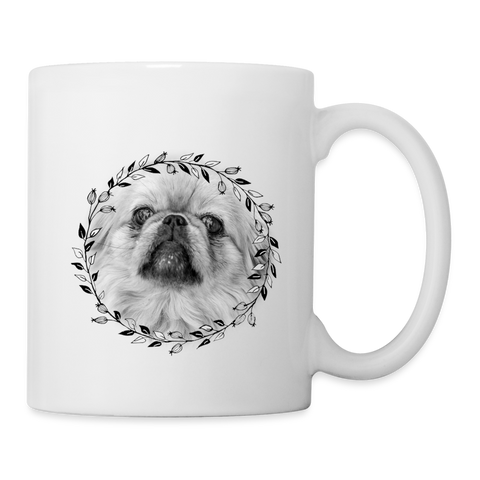 Lovely Pekingese Print Coffee/Tea Mug - white