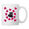 Affenpinscher Love Print Coffee/Tea Mug - white