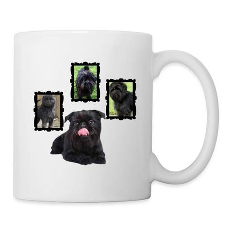 Affenpinscher Print Coffee/Tea Mug - white